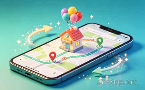 学校手绘地图让家长迷路,不如外卖导航靠谱引发热议